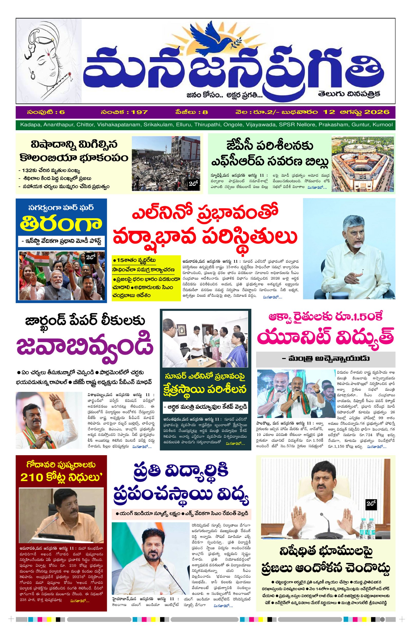 MANA JANAPRAGATHI 12/08/2026